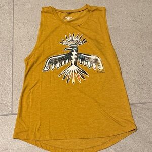 Women’s Mustard Graphic Tank Top